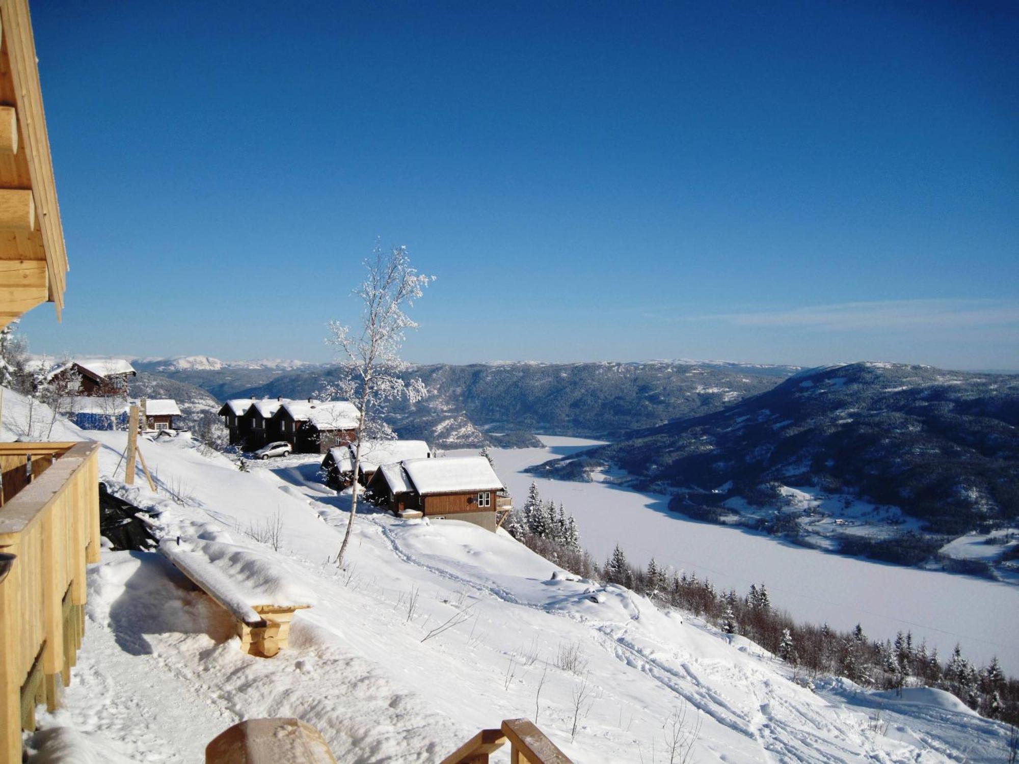 Norefjell - Storhytte Med Jacuzzi Og Fantastisk Beliggenhet Noresund Kültér fotó